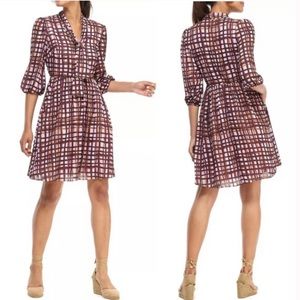 Gal Meets Glam Lindsey Windowpane Dress | 2 NWT